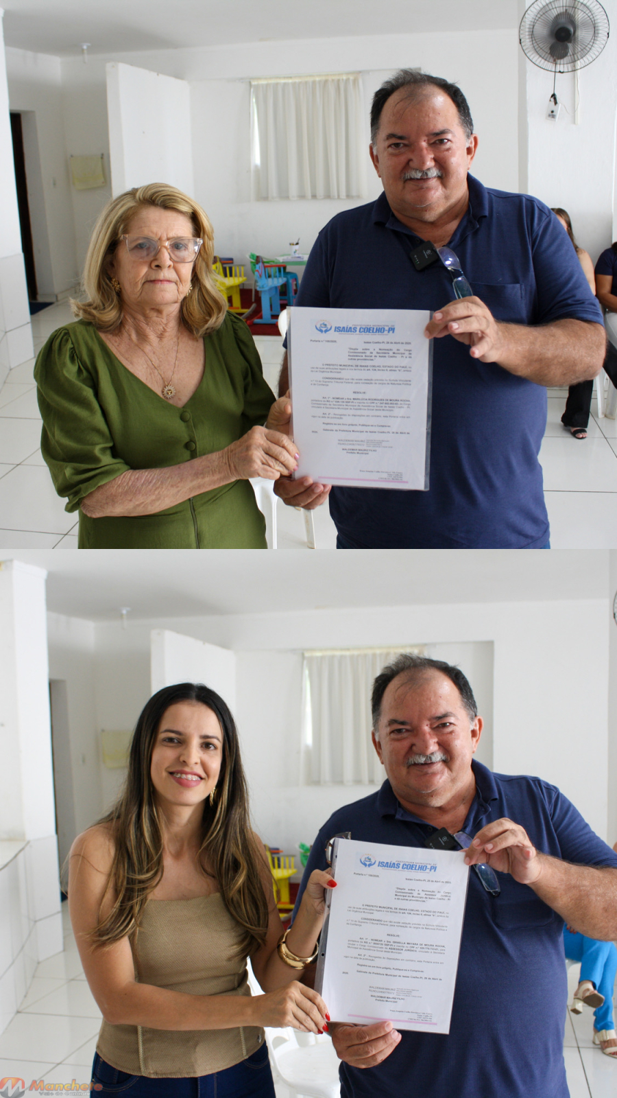 Prefeito de Isaías Coelho dá posse à nova Secretária Municipal de Assistência Social, Professora Lucinha
