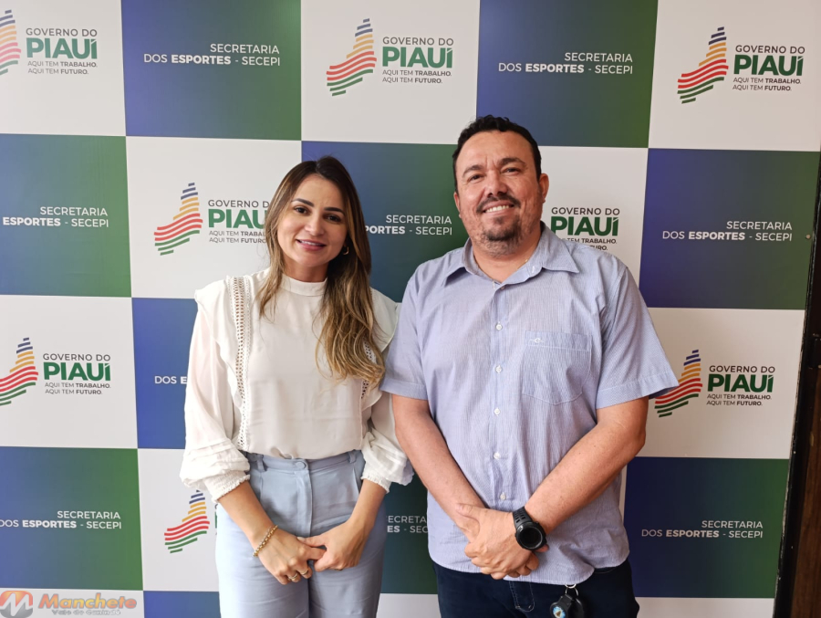 Secretário de Esportes e Juventude de Simplício Mendes cumpre agenda na SECEPI em busca de investimentos para o esporte local